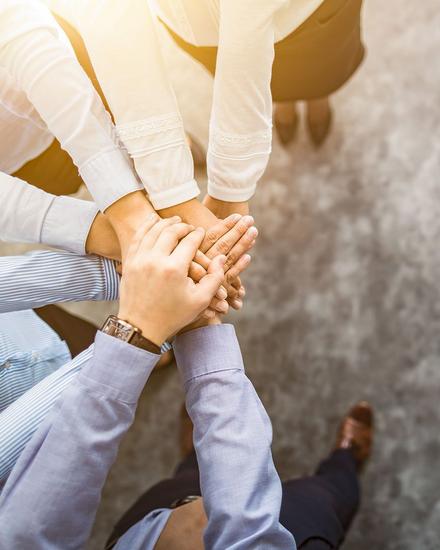 Alle für einen und einer für alle.